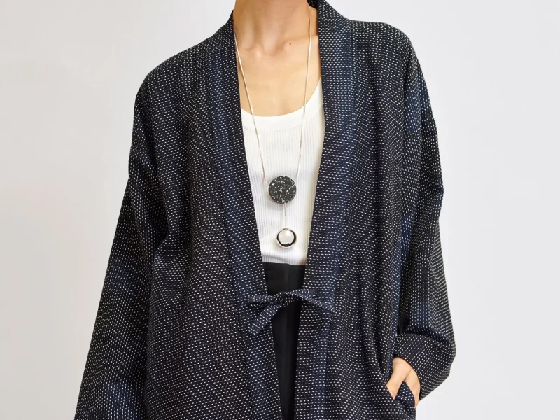 Kimono Jackets Worn as Outerwear in Modern Everyday Fashion